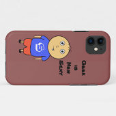 ギークの男の子 Case-Mate iPhoneケース (裏面(横))