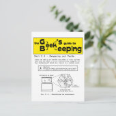 ギークの養蜂（スワッピング・カード） – はがき (スタンド正面)