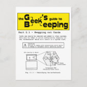 ギークの養蜂（スワッピング・カード） – はがき (正面)