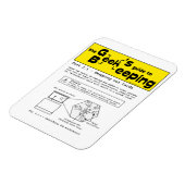 ギークの養蜂（スワップ・カード） – マグネット (左側)