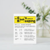 ギークの養蜂(デバッグ) – はがき (スタンド正面)