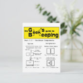 ギークの養蜂（ハードウェア） – はがき (スタンド正面)