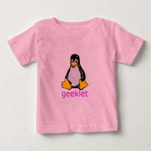 ギークのGeekletの小さいワイシャツ ベビーTシャツ