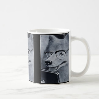 ギークのSamoyed犬のコーヒー・マグ コーヒーマグカップ