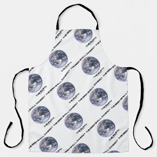 ギークは地球を相続する エプロン (正面)