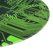 ギークアウトおたくPCBグリーン電子回路基板 カッティングボード (角)