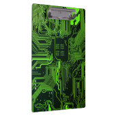 ギークアウトおたくPCBグリーン電子回路基板 クリップボード (右)