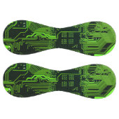 ギークアウトおたくPCBグリーン電子回路基板 ソフトボール (パネル)