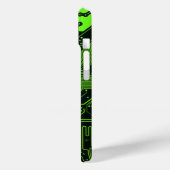 ギークアウトおたくPCBグリーン電子回路基板 Case-Mate iPhoneケース (裏面 / 左)