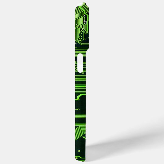 ギークアウトおたくPCBグリーン電子回路基板 Case-Mate iPhoneケース (裏面 / 右)