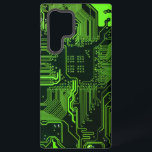 ギークアウトおたくPCBグリーン電子回路基板 SAMSUNG GALAXY S22 ULTRAケース<br><div class="desc">PCB回路基板のギフトギークまたはおたくのためのギフト。私たち全員のコンピュータおたくまたはギークのための1つ。このPCB電子回路基板でおたくをギークする。プリント基板または電子回路基板のクローズアップ写真。</div>
