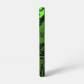 ギークアウトおたくPCBグリーン電子回路基板 SAMSUNG GALAXYケース (左側面)