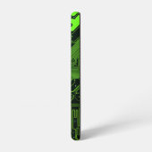 ギークアウトおたくPCBグリーン電子回路基板 SAMSUNG GALAXYケース (左側面)