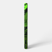 ギークアウトおたくPCBグリーン電子回路基板 SAMSUNG GALAXYケース (左側面)