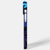 ギークアウトおたくPCB青色電子回路基板 Case-Mate iPhoneケース (裏面 / 左)