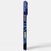 ギークアウトおたくPCB青色電子回路基板 Case-Mate iPhoneケース (裏面 / 右)