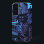 ギークアウトおたくPCB青色電子回路基板 SAMSUNG GALAXY S22 ケース<br><div class="desc">PCB回路基板のギフトギークまたはおたくのためのギフト。私たち全員のコンピュータおたくまたはギークのための1つ。このPCB電子回路基板でおたくをギークする。プリント基板または電子回路基板のクローズアップ写真。</div>
