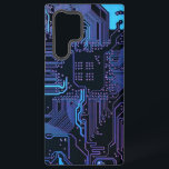 ギークアウトおたくPCB青色電子回路基板 SAMSUNG GALAXY S22 ULTRAケース<br><div class="desc">PCB回路基板のギフトギークまたはおたくのためのギフト。私たち全員のコンピュータおたくまたはギークのための1つ。このPCB電子回路基板でおたくをギークする。プリント基板または電子回路基板のクローズアップ写真。</div>