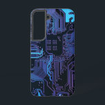 ギークアウトおたくPCB青色電子回路基板 SAMSUNG GALAXY S22ケース<br><div class="desc">PCB回路基板のギフトギークまたはおたくのためのギフト。私たち全員のコンピュータおたくまたはギークのための1つ。このPCB電子回路基板でおたくをギークする。プリント基板または電子回路基板のクローズアップ写真。</div>