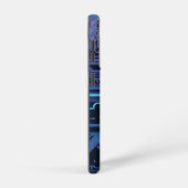 ギークアウトおたくPCB青色電子回路基板 SAMSUNG GALAXYケース (右側面)