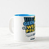 ギークアウトオンウィーヴズコーヒーマグ ツートーンマグカップ (正面左)