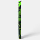 ギークアウトカスタムPCBグリーン電子回路基板 SAMSUNG GALAXYケース (左側面)