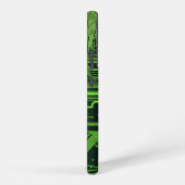 ギークアウトカスタムPCBグリーン電子回路基板 SAMSUNG GALAXYケース (右側面)