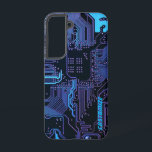 ギークアウトカスタムPCB青色電子回路基板 SAMSUNG GALAXY S22ケース<br><div class="desc">PCB回路カスタムボードギーク用ギフトまたはおたく用ギフト。私たち全員のコンピュータおたくまたはギークのための1つ。このギークPCB電子回路カスタムボードでおたくを取り出す。プリント基板または電子回路基板のクローズアップ写真。</div>