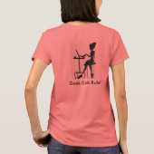 ギークガールズルールT Tシャツ (裏面)