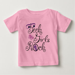 ギークガールズロック ベビーTシャツ