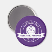 ギークガールペンパール磁石 マグネット (正面/裏面)