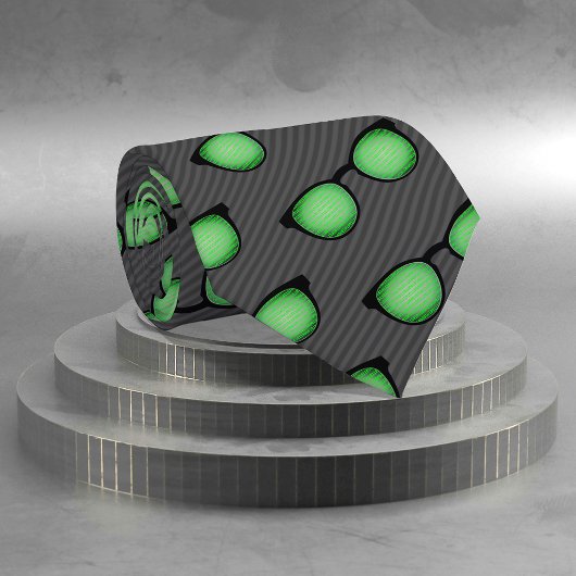 ギークグラス – プログラマー/開発テーマ ストライプの ネクタイ