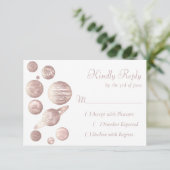 ギークシック |銅ミニマルバラ金ゴールド惑星 出欠カード (スタンド正面)