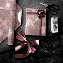 ギークシ結婚ック |銅バラ金ゴールドシス太陽のテム ラッピングペーパー