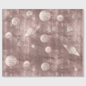 ギークシ結婚ック |銅バラ金ゴールドシス太陽のテム ラッピングペーパー (フラット)