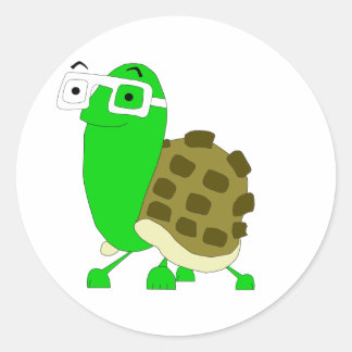 ギークタートルシール ラウンドシール