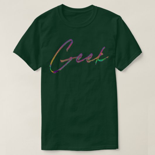 ギークレトロ90sスタイルミニマルデザイン tシャツ (デザイン正面)