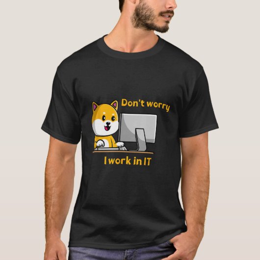 ギーク分隊ITスペシャリストのテクニカルサポートの専門家 Tシャツ (正面)