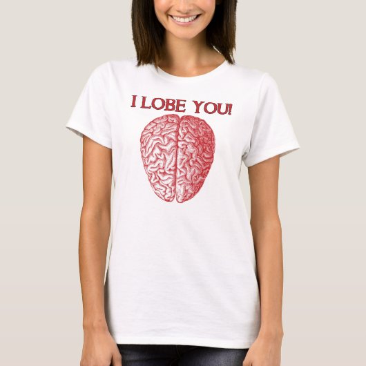 ギーク好きなあなたへ、愛をこめて 面白いTシャツ Tシャツ (正面)