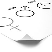 ギーク性別 フォトプリント            (角)