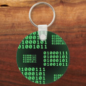 ギーク用バイナリコード キーホルダー (正面)