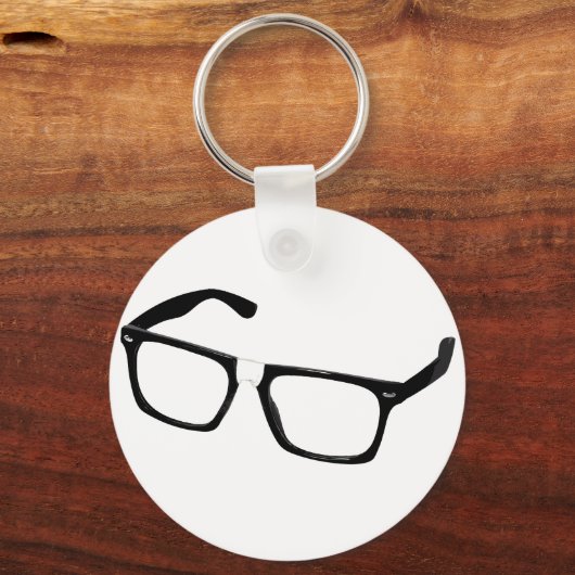 ギーク眼鏡 キーホルダー (正面)