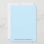 ギーク眼鏡、ボウタイ&アーガイル柄の誕生日招待状 招待状 (裏面)