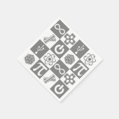 ギーク記号 スタンダードカクテルナプキン (角)