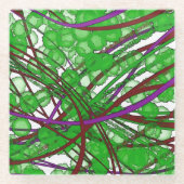 ギーク ガラスコースター (正面)