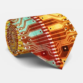 ギーク&グリッチプリント基板ロボット名 ネクタイ