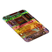 ギーク&グリッチプリント基板ロボット名 マグネット (右側)