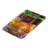 ギーク&グリッチプリント基板ロボット名 マグネット (左側)