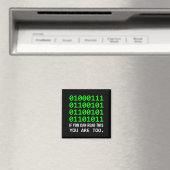 ギーク コンピューター バイナリ コード ソフトウェア開発者 マグネット (インサイチュ (食洗機))