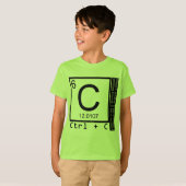 ギーク・ミー! カーボンコピー Tシャツ (正面フル)